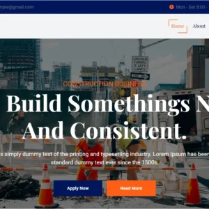 Consite – Building Construction Website Template
