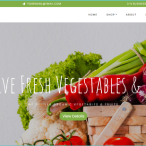 Vegefoods - Website Template