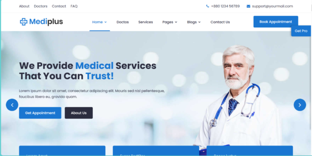 Mediplus - Medical Website Template
